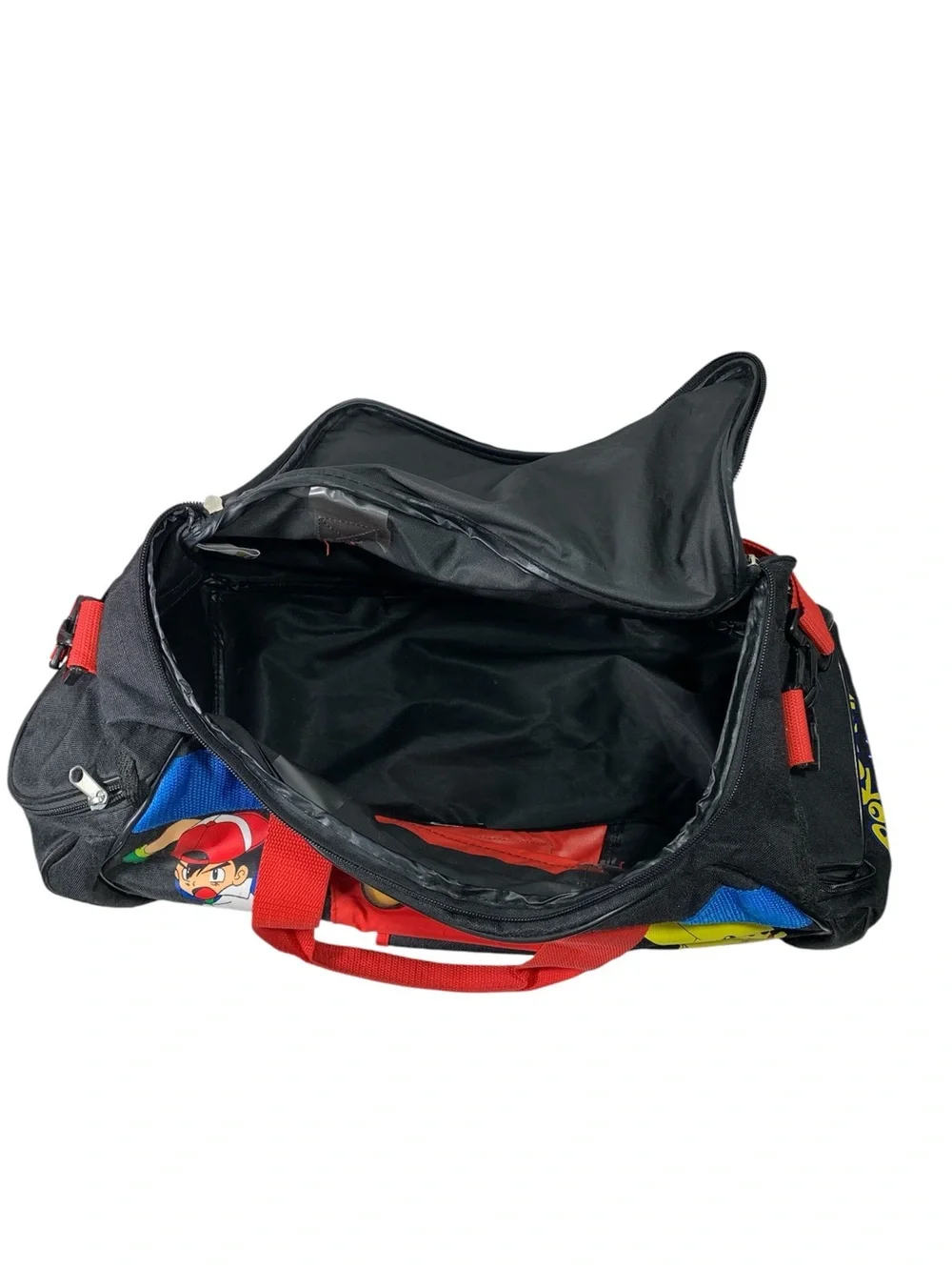 Vintage 1999 Nintendo Pokémon Duffel Travel Bag Pikachu & Ash Ketchum